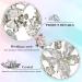 Xinzistar Wedding Hair Clips Bride Hair Clip Comb Bridal Bridesmaid Wedding Hair Accessories for Women Girls Diamante Silver Hair Clips Jewels Rhinestone Hair Clip Accessory for Bridesmaids - Buy Online on GoSupps.com