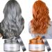 Temporary Hair Wax Color 2PCS Strong Hold Pomade for Men Women Hair Color Dye Wax Washable Hair Styling Clay for Girls Age 4 5 6 7 8 9 10+ Birthday Christmas Party Cosplay Carnival(Gray+Orange)