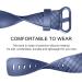 Pack of 3 Silicone Bands for Fitbit Charge 4/3 (Large, Black/Navy Blue/Slate Grey) - Replacement Wristbands for Women Men - Fits 7.1-8.7 Wrists - Compatible with Charge 3 SE - Tracker Not Included - Buy Online on GoSupps.com