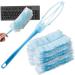 8PCS Duster Refill Microfibre Dusters Refills Electrostatic Adsorption Dusting Tools with 1 Handle Duster Disposable Replacement Dusters for Cleaning Home Office Furniture. - Buy Online on GoSupps.com
