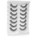 Natural Wispy Mink False Eyelashes - Soft Clear Band, Fluffy Lashes - 10MM-14MM - A11 - Buy Online on GoSupps.com