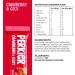 Perkier Cranberry & Goji Snack Bars (18 Pack) - Vegan, Gluten Free, High Protein & Fibre, Lower Sugar - Natural Ingredients, Lower Calorie Option without Palm Oil - 18 Count Pack - Buy Online on GoSupps.com