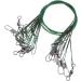 Origlam 20-Piece 15cm Fishing Wire Set | Stainless Steel Fishing Leader with Vertebrae & Push Buttons - International Shipping Available - Buy Online on GoSupps.com