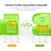 Buy Auvon Weekly Pill Box - 7 Days 3 Compartments for Vitamins & Medications | Portable Green Tablet Organizer - Buy Online on GoSupps.com