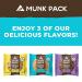 Munk Pack Protein Cookies - Vegan, Gluten-Free, 16g Protein, 6-Pack Variety Snack - Buy Online on GoSupps.com