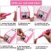 Fantexy Electric Nail Drill Machine - 20000 RPM for Acrylic and Gel Nails - Professional Nail Glazing Polisher Set - Home Salon Kit (Pink) - Buy Online on GoSupps.com