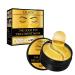 24k Gold Under Eye Patches 60 Pcs Eye Gels Anti-Aging Collagen Hyaluronic Acid Under Eye Mask Under Eye Mask for Dark Circles and Puffiness Eye Bags Wrinkles