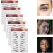 Lot de 10 Autocollants pour Sourcils en Relief Imperm ables Noirs Autocollants de Maquillage Cr atifs pour Sourcils Naturels et R alistes Adapt s Soins F minins - Buy Online on GoSupps.com