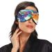 Haskirky Light Blocking Eye Mask - Adjustable Breathable Travel Mask for Deep Sleep - Men & Women - Office Yoga Meditation Mask - Watercolor Bird Design - Buy Online on GoSupps.com