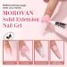 Morovan Solid Builder Nail Gel - Long-Lasting 3D Modeling Gel for Nail Extensions - Non-Sticky Hard Gel for Manicure Art at Home or Salon - Buy Online on GoSupps.com