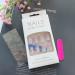 SINLOV Short French Flower Fake Nails Pink Nude Square GradientbFalse Nails Glossy Press on Nails Ballerina Acrylic Full Cover Fake Nails for Women and Girls - Buy Online on GoSupps.com