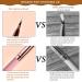 Duo Eyebrow Brush Set - Spoolie and Angled Brow Brush with Eyelash Brush (5pcs, Pink) - Buy Online on GoSupps.com