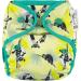 Close Pop-in Reusable Cloth Diaper One Size Birth to Potty Bamboo Snap Fastener Lemur Print