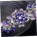 FRCOLOR Hairpin Rhinestone Clip Hair Barrettes for Women Purple Hair Barrettes Flower Crystal Hair Clips Diamond Hair Accessories Ponytail Clip Holders Rhinestones Alloy Crystal Back Miss - Buy Online on GoSupps.com