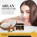 Argan & Coconut Oil Hair Mask with Collagen - Professional Hydrating Treatment for Dry & Damaged Hair - 8.5 oz - Buy Online on GoSupps.com