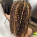 ISEE 22 Ombre Highlight Lace Front Wig - Human Hair, Pre Plucked, Kinky Curly, 180% Density - Buy Online on GoSupps.com