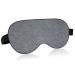 Haskirky Light Blocking Eye Mask Breathable and Adjustable Adult Men and Women Travel on Business Trips Yoga Meditation Light Smooth Comfortable Eye Mask Office Deep Sleep Goodies Dark Grey