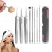 Usiveinborn Blackhead Remover Usiveinborn Tweezers Professional Stainless Steel Facial Blackhead Remover Tweezers Blackhead Tweezers Professional (8pcs)