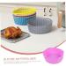 Design Cushion Silicone Reusable Cooking Non-Stick Household Food Liner Accessory Handle for Air Purple 19X19X7CM - Buy Online on GoSupps.com