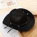 AWOCAN Dog Cowboy Hat and Bandana Set - Pet Costume for Cosplay Parties - Black - Buy Online on GoSupps.com