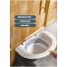 Sitz Bath for Pregnant Women & Postpartum Hemorrhoids - Wangzi Foldable Hangable Toilet Seat (Gray) - Buy Online on GoSupps.com