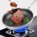 304 Stainless Steel Egg Frying Pan Non Stick Pot Kitchen Utensils Gas Stove Cookware with Anti Scald Handle 28cm - Buy Online on GoSupps.com