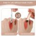 Amabro 2pcs Silicone Lip Brushes Reusable Lipstick Applicator with Dust Covers for Lip Gloss Balm Lip Oil Lip Mask Portable Travel Mini Brush Head Makeup Tool for Concealer Eyeshadow Blush Nail - Buy Online on GoSupps.com
