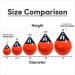 North East Harbor NEH Heavy-Duty Inflatable Vinyl Water Buoy Boat Fender - 8 x 11 - Mooring, Anchoring, Marking - Buy Online on GoSupps.com