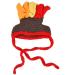 Legendog Cat Costume Turkey Hat Halloween Thanksgiving Party Handmade Crochet Pet Turkey Headgear Costume for Small Dog Kittens Brown - Buy Online on GoSupps.com