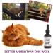 Nodens Cat Hip and Joint Glucosamine with Chondroitin, Opti-MSM, Hyaluronic Acid - 2 fl oz for Joint Flexibility & Pain Relief - Buy Online on GoSupps.com