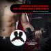 MANUEKLEAR Leather Weightlifting Wrist Straps - Black | Cushioned Wrist Loop for Deadlifts, Powerlifting, Heavy Shrugs | Men/Women - Buy Online on GoSupps.com