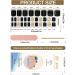 EBANKU 32 PCS Gel Toeail Strips Full Wraps & Nail Stickers - UV/LED Lamp Required - Buy Online on GoSupps.com