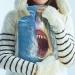 Shark Hot Water Bottle with Fluffy Cover - 2L Ocean Warmth for Pain Relief & Cozy Nights | Ideal for Kids Men & Women - Buy Online on GoSupps.com
