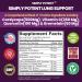 Lung Support Supplement for Cleanse & Detox - Quercetin, Bromelain, Nettle, Vitamin C, K2 & Cordyceps - 60 Capsules - Buy Online on GoSupps.com