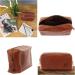 Leconi Buffalo Leather Utensil & Makeup Bag | Versatile Cosmetic Organizer for Men & Women - 21x14x8cm - LE9018-BUF - Buy Online on GoSupps.com
