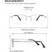 Alsenor Progressive Multifocus Blue Light Blocking Reading Glasses | Silver Frame for Men and Women (2.5x) - Buy Online on GoSupps.com