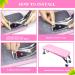 Microfiber Leather Nail Arm Rest Cushion - Hand Rest for Acrylic Nails and Toenails - Manicure Stand Pillow for Nail Art - Pink - Buy Online on GoSupps.com