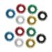 12th spiky sensor finger ring toy toy vibrating ring children rings finger massage ring spiky finger rings massage rings for the fingers acupressure ring spring mini 2.8*2.8cm as shown