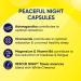 Rescue Peaceful Night Capsules | Sleep Aid with Ashwagandha, Chamomile, Magnesium & B6 | Vegan | 30 Capsules - Buy Online on GoSupps.com