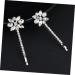 Angoily 8 Pairs Bridal Rhinestone Barrette 90s Jewelry for Women Pearl Hair Accessories Pearl Hair Clips Hair Clips for Women Highlights Hair Dye Kit Pin Miss Wedding Zinc Alloy - Buy Online on GoSupps.com