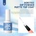 Aokitec Matte Dip Top Coat - 15ML Long-Lasting Matte Gel for Dip Powder Manicure | Velvet Finish for Salon & DIY Use | Perfect for Nail Art - Buy Online on GoSupps.com