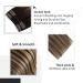 Vivien Extensions - Real Hair Clip-In Balayage Extensions #4/27 60cm 7PCs 140g Dark Brown with Caramel Blonde - Premium Remy Quality - Buy Online on GoSupps.com