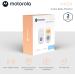 Motorola Nursery AM24 Audio Baby Monitor with Room Temperature Display, High Sensitivity Microphone, Two-Way Talk - White | Single MBP24 - Buy Online on GoSupps.com