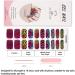 Foyute Semi Cured Gel Nail Strips 20 Pcs Soft Self-Adhesive Gel Nail Polish Wraps Sticker for Salon-Quality Manicure Set Long Lasting Easy to Apply & Remove Nail File & Wooden Stick (Shiny Star) - Buy Online on GoSupps.com