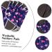 Hemoton Reusable Bamboo Menstrual Pads Set - Washable Nursing Mat & Cloth Pads - Charcoal Purple - Eco-Friendly & Absorbent - Buy Online on GoSupps.com