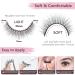 SONAFEEL Wispy 11mm Short Eyelashes Pack - 12 Pairs | Asian/Korean/Chinese/Japanese Handmade 3D Mink Lashes | Fluffy & Reusable False Eyelashes - Buy Online on GoSupps.com