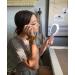 FASCINATE Handheld Mirror 10x Magnifying Makeup Mirror with Handle | Two Sided, Portable & Rechargeable | 10X/1X Magnification | Swivel Handle - Ideal for Women - Buy Online on GoSupps.com