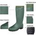 Fishingsir Waterproof Hip Waders for Men and Women - Lightweight Bootfoot Cleated Fishing Hip Wader in Brown & Green - M7/W9 - Buy Online on GoSupps.com