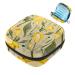 Portable women's binding-up bags menstrual cup bags feminine menstrual insert bag for teenage girls tampons for the first period yellow tulips flowers green leaves multicolored 08