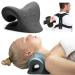 FSA HSA Eligible iBYWM Neck and Shoulder Relaxer with Posture Corrector Back Brace  Neck Stretcher Cervical Traction Device for Spine Alignment  Upper Back Support Adjustable Straightener (Black)